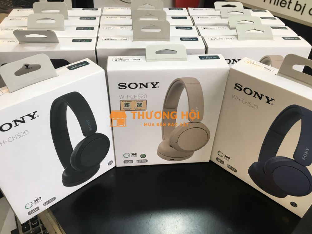 TAI NGHE BLUETOOTH SONY WH-CH520 – GỌN NHẸ, ÂM THANH CHẤT LƯỢNG