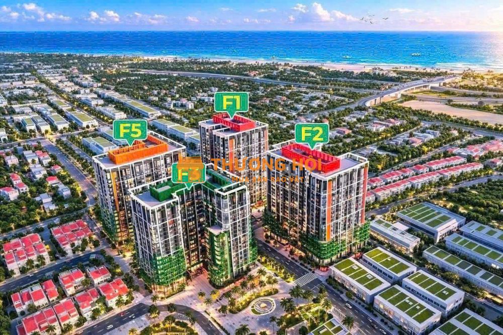 Độc quyền căn 1PN+ tầng 12, căn 17 tòa F5 Sun FourS, view pháo hoa, chỉ 2.4 tỷ giá gốc CĐT