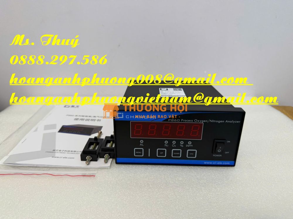 Bộ hiển thị phân tích khí Nito - Chang-Ai P860-4N