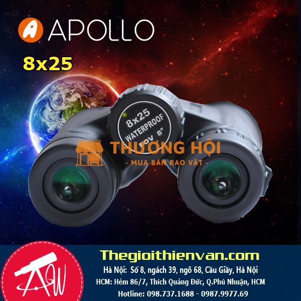 Ống nhòm APOLLO 8×25 HR (roof) Bak4 FMC 8º