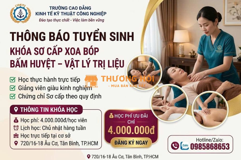 KHÓA HỌC XOA BÓP BẤM HUYỆT
