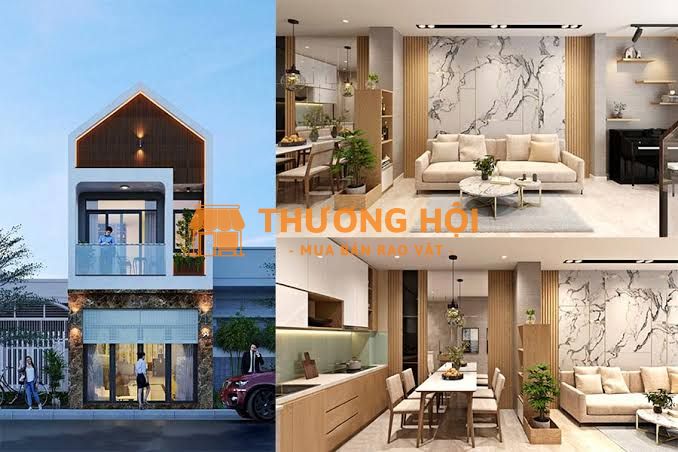 Bán nhà đẹp 4x10m 1 trệt 1 lầu gần Ngã Ba Giồng Hóc Môn hẻm xe hơi