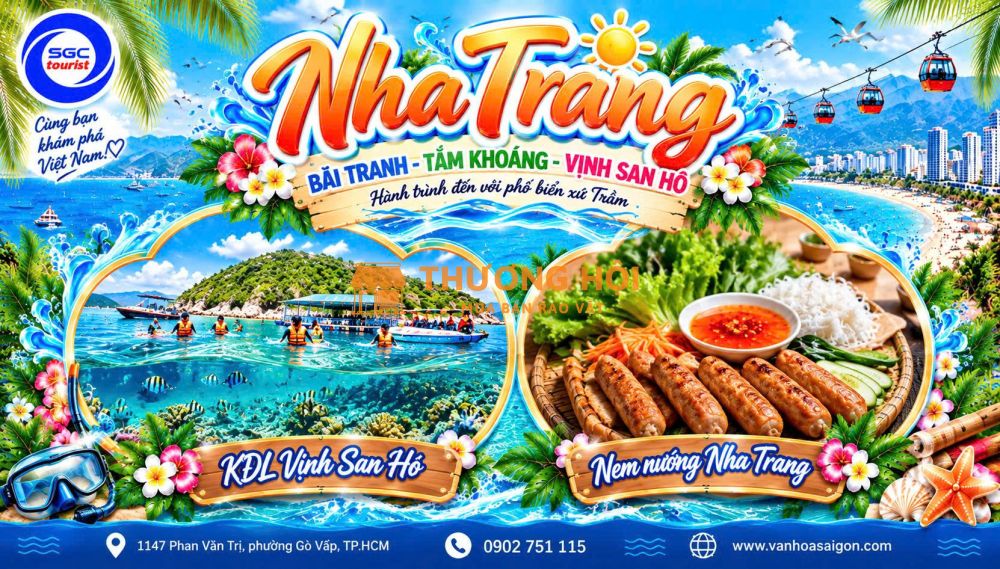 💙 TOUR NHA TRANG 3 NGÀY 3 ĐÊM