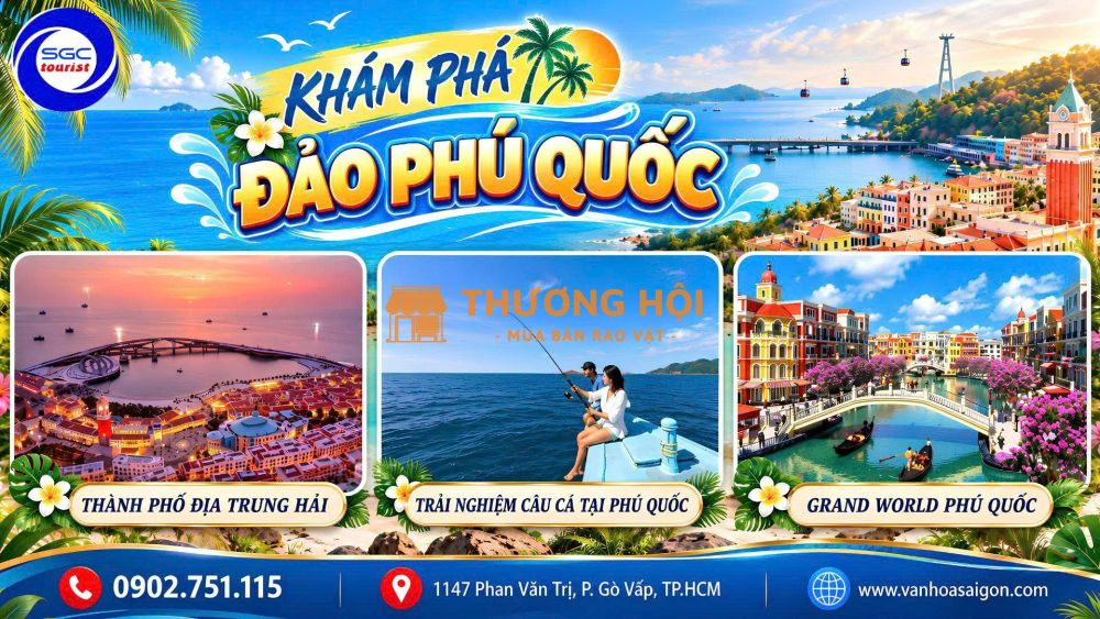 🌴 Phú Quốc 3N3Đ – khám phá đảo ngọc 🌊