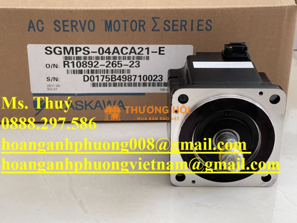 Yaskawa SGMPS-04ACA21-E - Động cơ mới 100% - Giao toàn quốc
