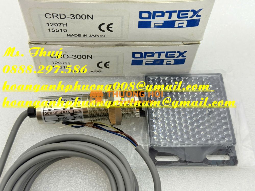 Cảm biến quang phản xạ Optex CRD-300N - Hoàng Anh Phương