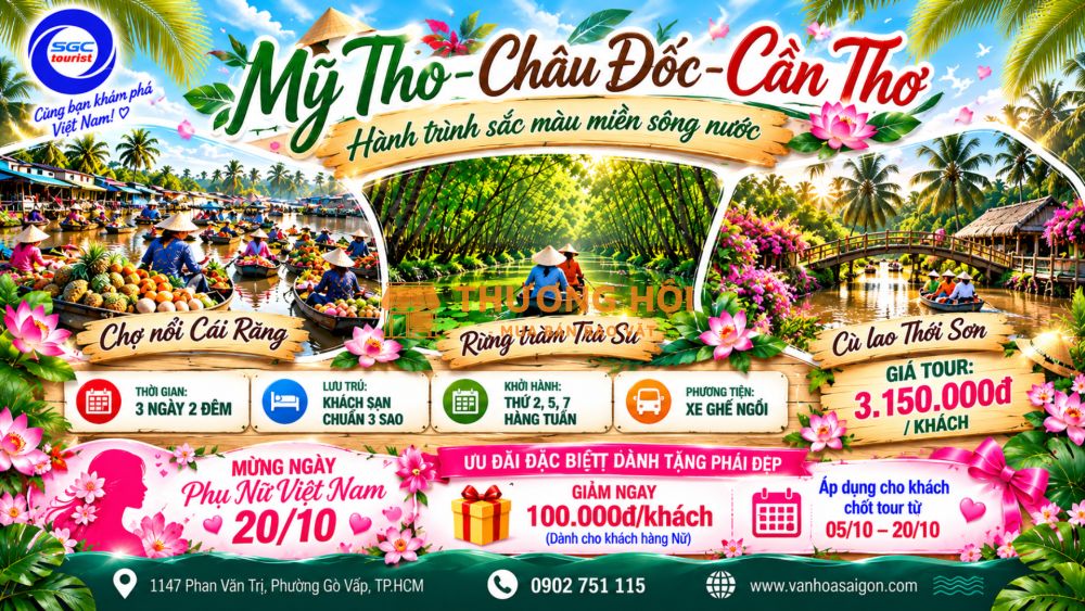 MỸ THO – CHÂU ĐỐC – CẦN THƠ