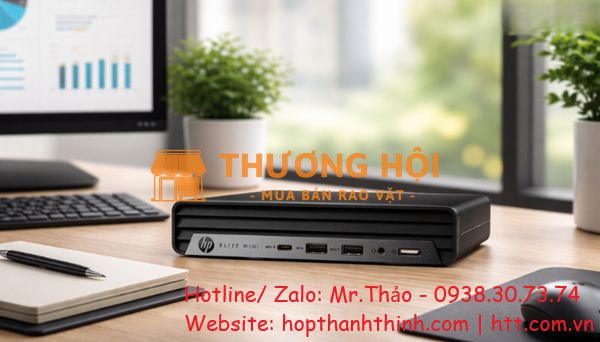 Mini PC HP Elite 800 G9 B6ZG2PT Chính Hãng – Siêu Nhỏ Gọn, Cấu Hình Đời Mới, Bảo Hành 3 Năm