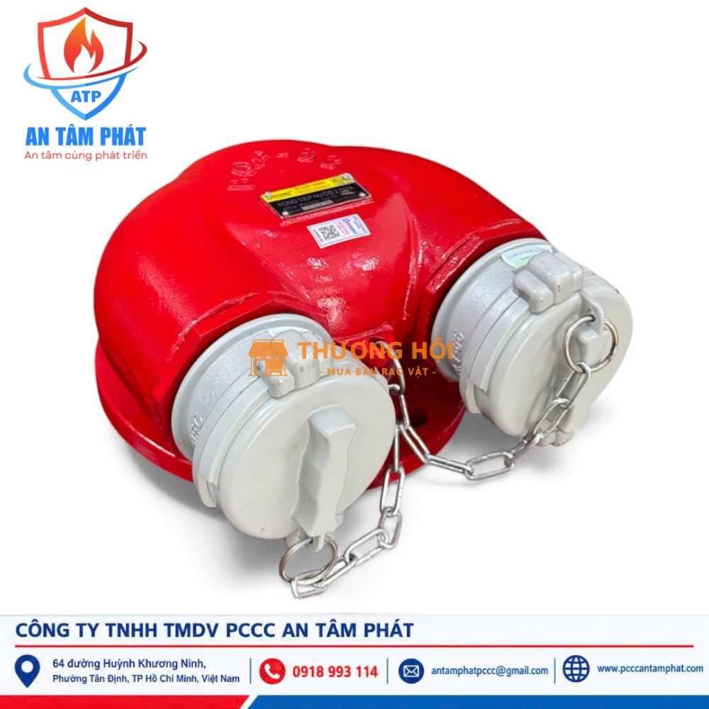 Họng tiếp nước 2 cửa 83MEC/ Bộ Quốc Phòng (Tem kiểm định)