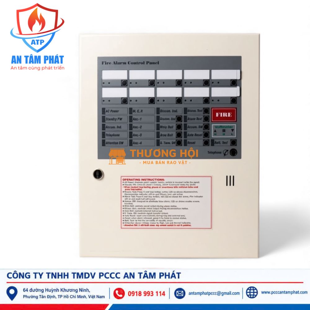 Tủ trung tâm báo cháy Horring 4 kênh AH-00212-4L