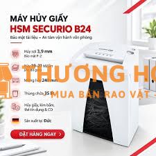 Máy Hủy Giấy HSM Securio B24 3,9mm