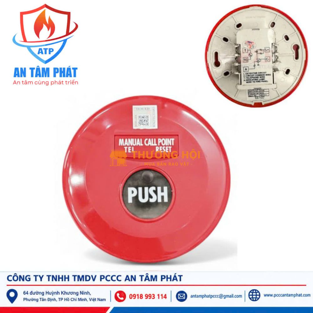 Nút nhấn khẩn tròn lắp chìm Horing AH-9717