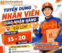 Giao Hàng Xe Máy Có Lương Cứng + Năng Suất