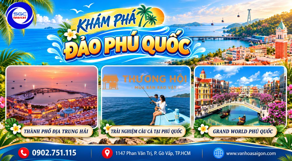 PHÚ QUỐC - TÀU CÂU CÁ - BÃI SAO - BẮC ĐẢO - NAM ĐẢO