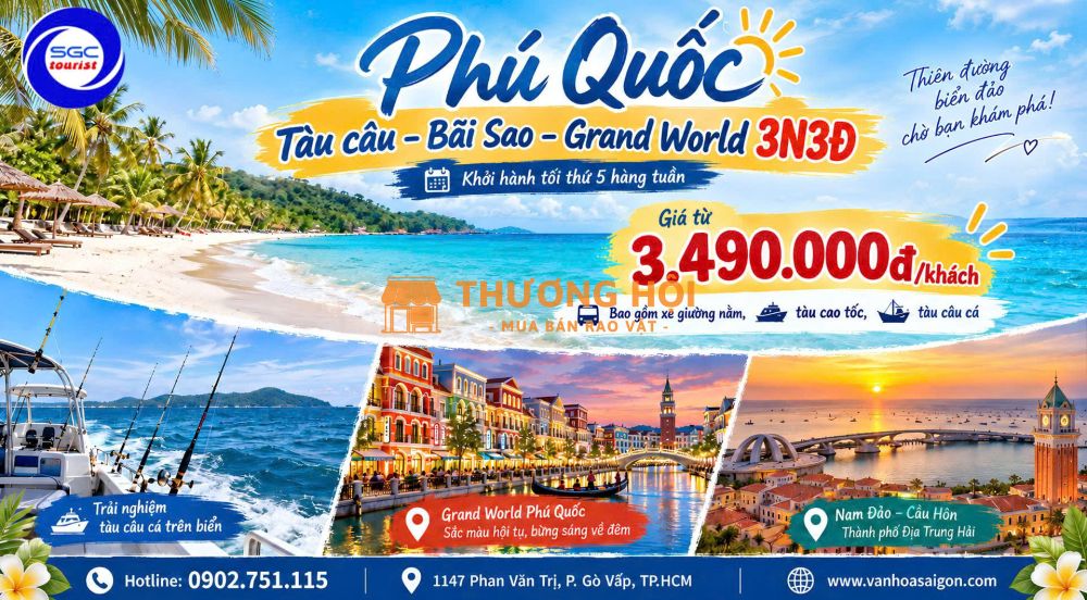 PHÚ QUỐC- THIÊN ĐƯỜNG NAM ĐẢO - 3N2Đ