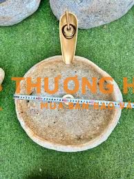 Bồn rửa mặt, rửa tay Lavabo đá tự nhiên màu vàng HD-LBD01