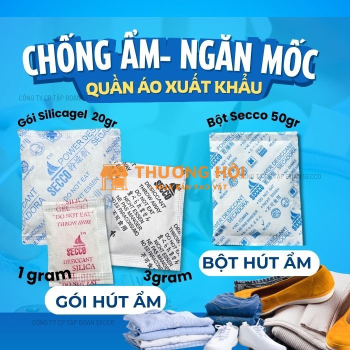 Gói Hút Ẩm Cho Quần Áo Xuất Khẩu: Giải Pháp Hạn Chế Ẩm Mốc