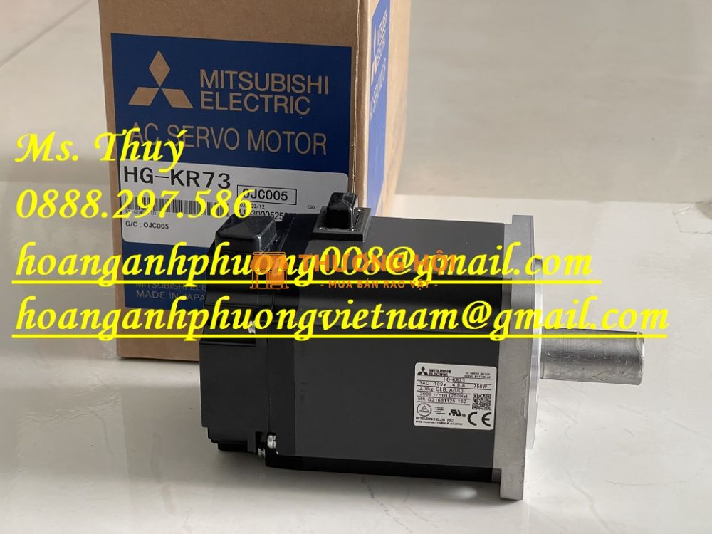 Ưu đãi giá tốt - Động cơ Servo Mitsubishi HG-KR73 - Mới 100%