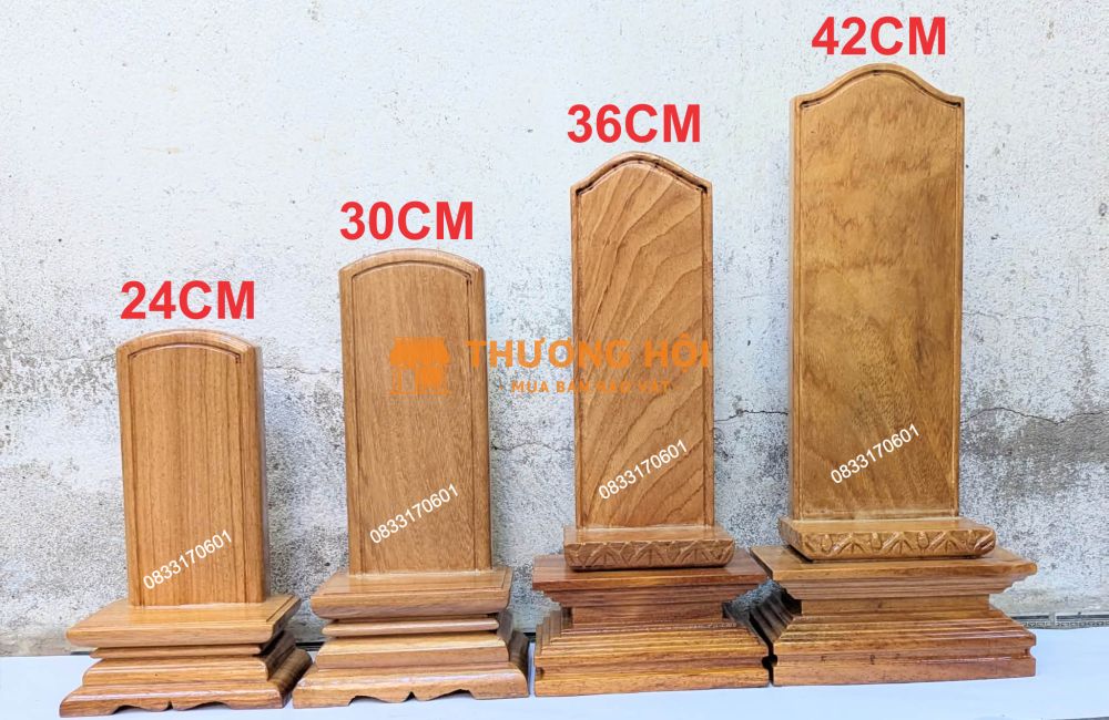 Cửa hàng bán bài vị thờ bằng gỗ tại Sài Gòn - Tp.HCM