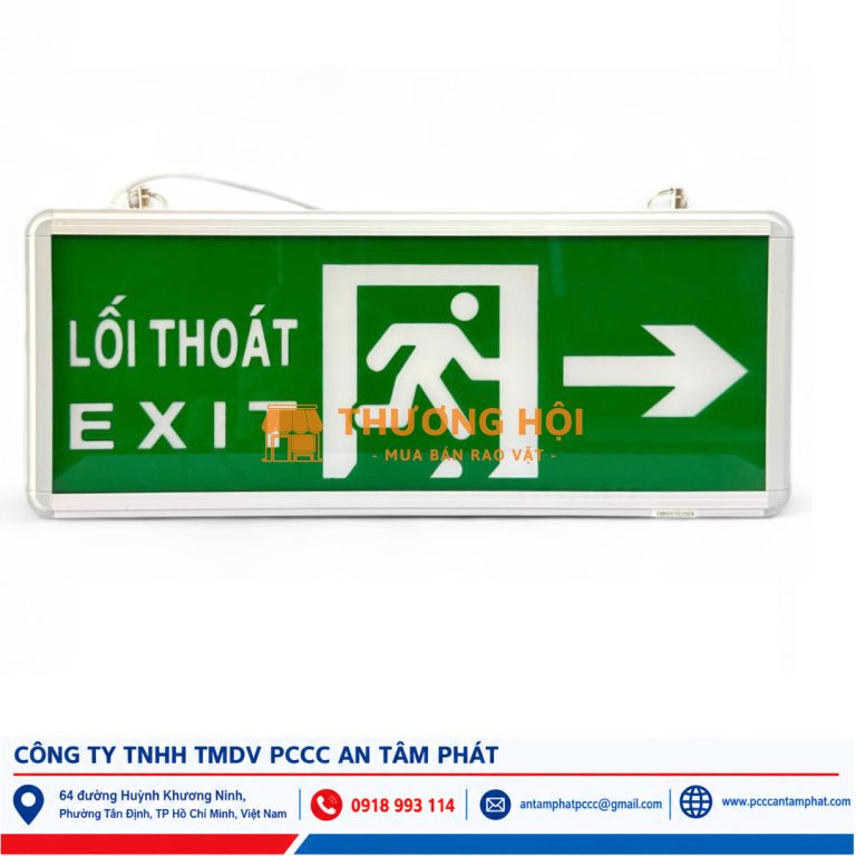 Đèn Exit lối thoát hiểm – Đèn chỉ dẫn lối thoát nạn (Tem PCCC)