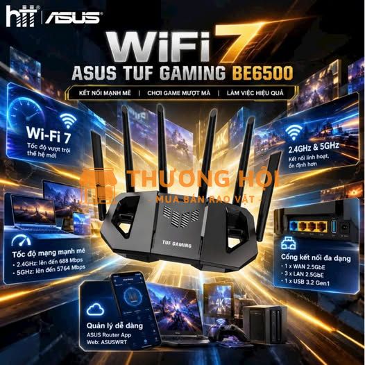 Router wifi Asus Tuf BE6500